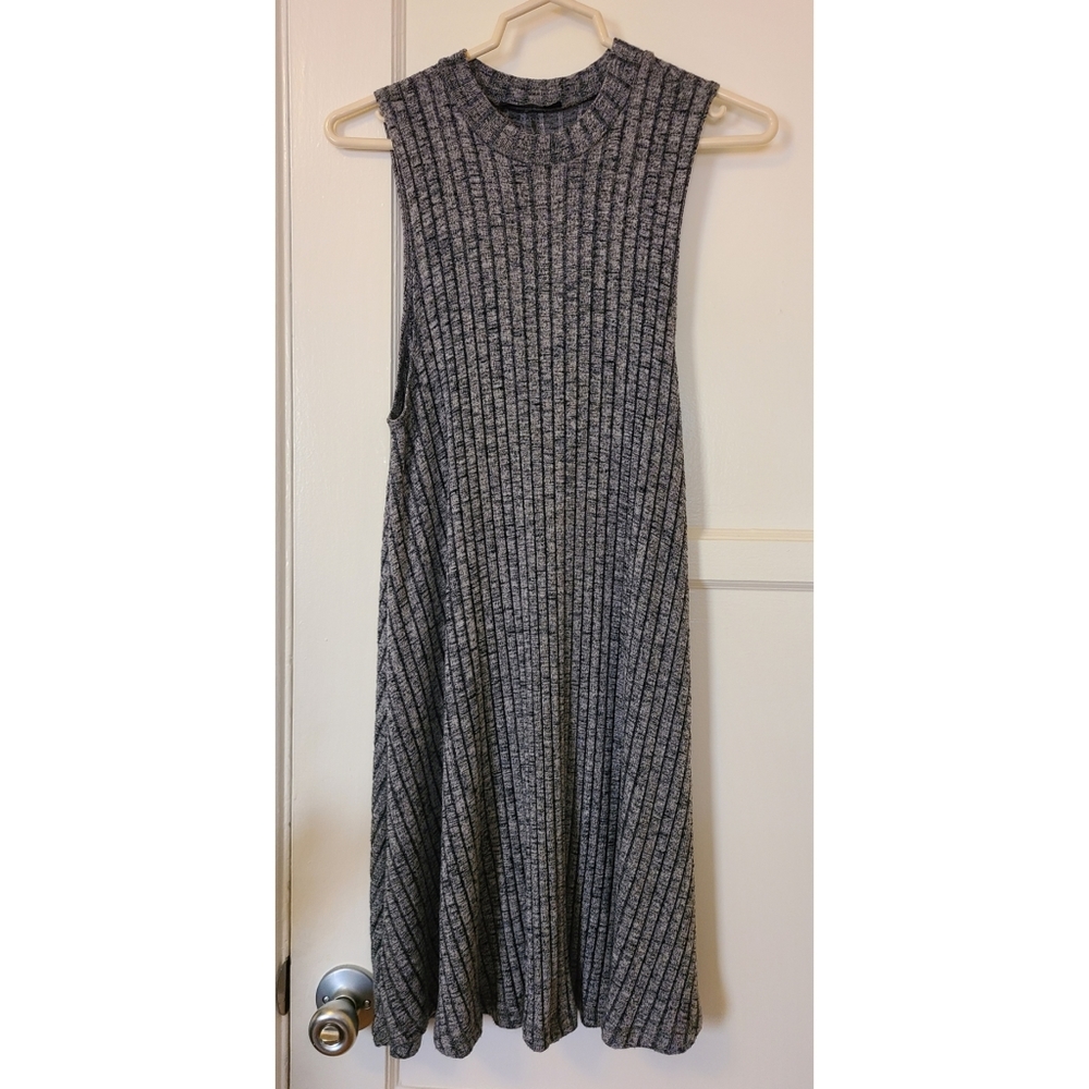 Gray Knit Dress